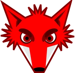 Red Fox Vector Art PNG Image