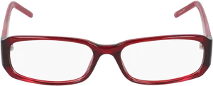 Red Frame Sunglasses Transparent Background PNG Image