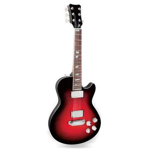 Red Guitar Illustration Png 24 PNG Image