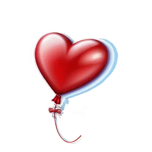 Red Heart Balloon Png 10 PNG Image