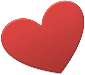 Red Heart Emoji Graphic PNG Image