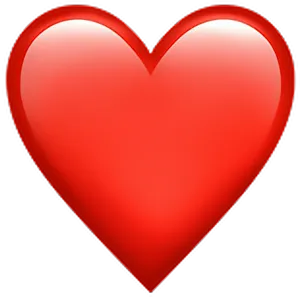 Red Heart Emoji Love Symbol PNG Image