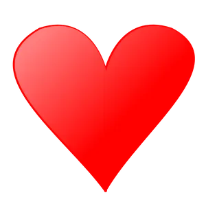 Red Heart Graphic PNG Image