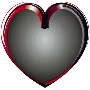 Red Heart Vector Illustration Png 06132024 PNG Image