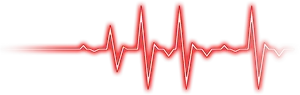 Red Heartbeat Electrocardiogram PNG Image