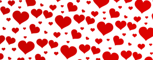 Red Hearts Black Background Pattern.jpg PNG Image