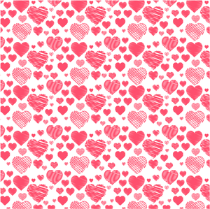 Red Hearts Pattern Background