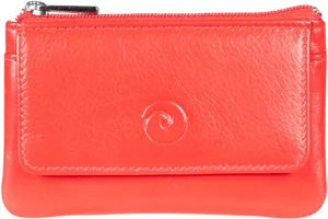 Red Leather Coin Purse PNG Image