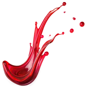 Red Liquid Splash Png Jju PNG Image