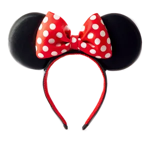 Red Minnie Mouse Ears Png Bvk84 PNG Image