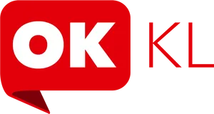 Red O K Bubble Icon PNG Image