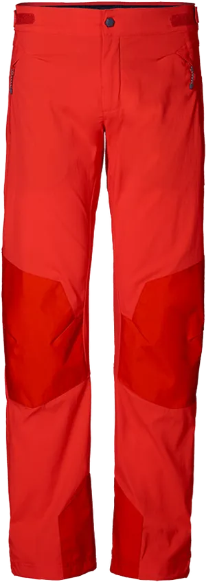 Red Outdoor Hiking Pants PNG Image