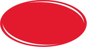 Red Oval Graphicon Dark Background PNG Image