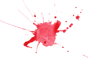 Red Paint Splatter Texture PNG Image