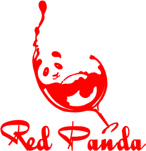 Red Panda Stylized Logo PNG Image