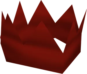 Red Party Hat3 D Render PNG Image