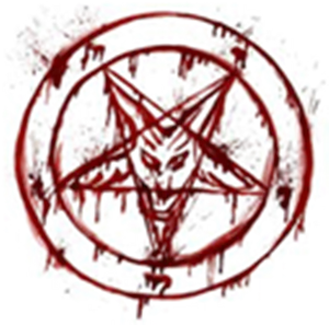 Red Pentagram Symbol PNG Image