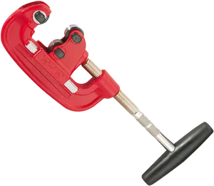 Red Pipe Cutter Tool PNG Image