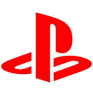 Red Play Station Logo PNG Image