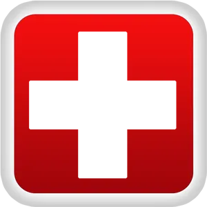 Red Plus Sign Icon PNG Image