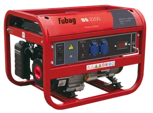 Red Portable Generator Fubag B S2200 PNG Image