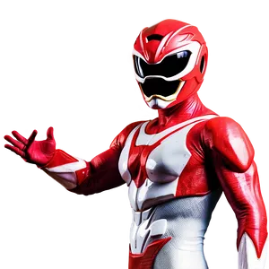 Red Power Ranger Morphing Png 06292024 PNG Image