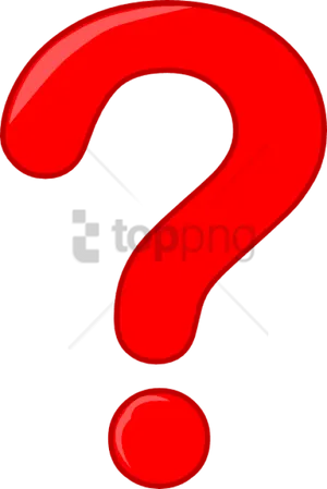 Red Question Mark Clipart PNG Image