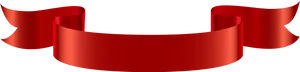 Red Ribbon Banner Graphic PNG Image