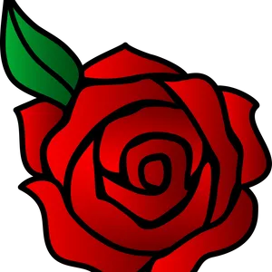 Red Rose Vector Art.png PNG Image