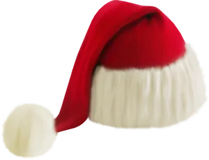 Red Santa Hat Isolated PNG Image