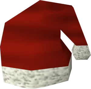 Red Santa Hat3 D Render PNG Image