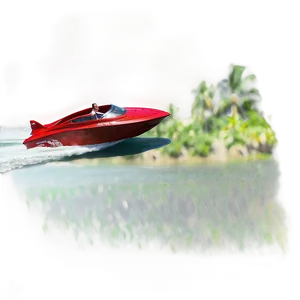 Red Speed Boat Png 94 PNG Image