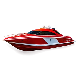 Red Speed Boat Png Vjl PNG Image