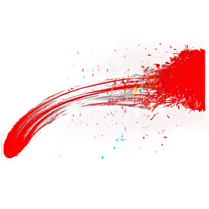 Red Splatter Brush Stroke Png Rpo61 PNG Image