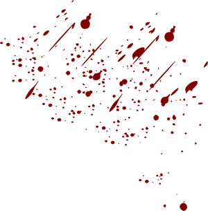 Red_ Splatter_on_ Black_ Background PNG Image