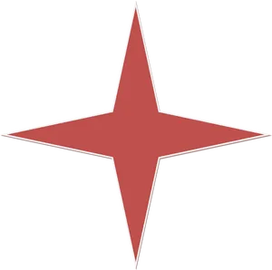 Red Star Graphic Icon PNG Image