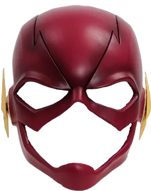 Red Superhero Mask Flash Inspired PNG Image