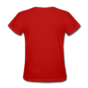 Red T Shirt Back View PNG Image