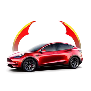 Red Tesla Model Y Png 06212024 PNG Image