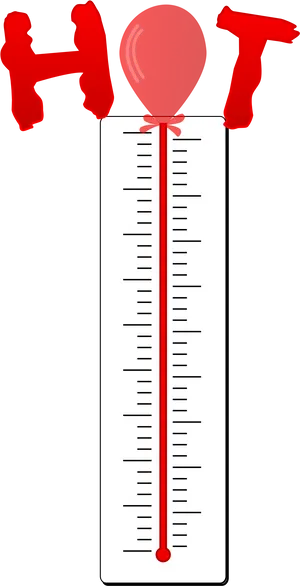 Red Thermometer Clipart PNG Image