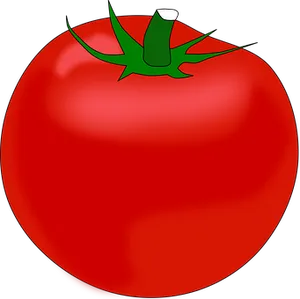 Red Tomato Illustration PNG Image