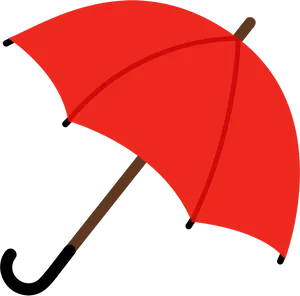 Red Umbrella Graphic PNG Image