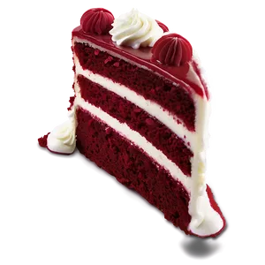 Red Velvet Cake C PNG Image