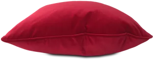 Red Velvet Cushion Texture PNG Image