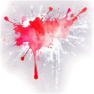 Red Watercolor Splatter Png 56 PNG Image