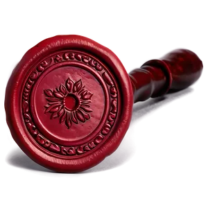 Red Wax Seal Png 06132024 PNG Image