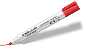 Red Whiteboard Marker S T A E D T L E R PNG Image