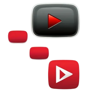 Red Youtube Logo Vector PNG Baw57 PNG