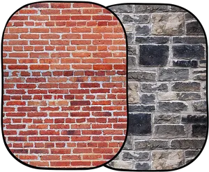 Redand Black Brick Walls PNG Image