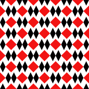 Redand Black Diamond Pattern PNG Image